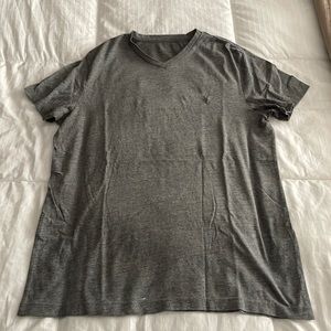 All Saints l Mens l Large l GREY l V neck l T shirt